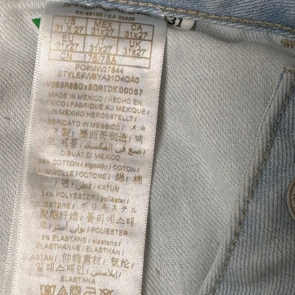 GUESS Womens Destroyed High Rise Mom Jeans - Picture 7 of 9